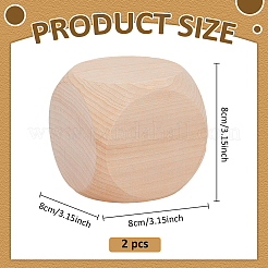 Schima-Holzrohlinge&nbsp;WOOD-WH0124-154D