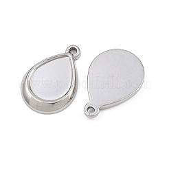 Оправы для подвесок из нержавеющей стали 304 в виде кабошонов STAS-L303-31P