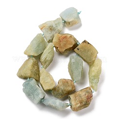 Необработанные грубые нити натурального аквамарина G-K383-B01-01