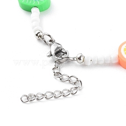 Ожерелья из бисера и комплекты цепочек-спутников из нержавеющей стали 304 NJEW-JN03459