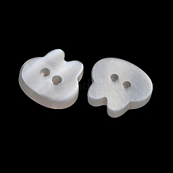 Boutons de résine 2-hole&nbsp;RE-CBA1807-03F