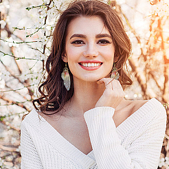 4 шт. двухцветные градиентные серьги-бабочки из смолы с подвесками&nbsp;EJEW-AN0003-94