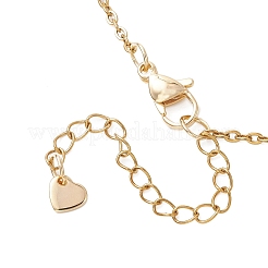 Подвеска в виде цепочки из нержавеющей стали 304 с колонновидными звеньями&nbsp;NJEW-JN05934