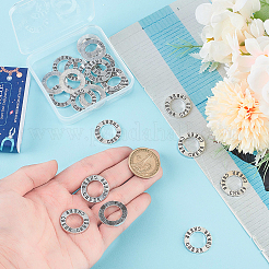 30 шт. соединительные кольца из сплава в тибетском стиле FIND-SC0009-20