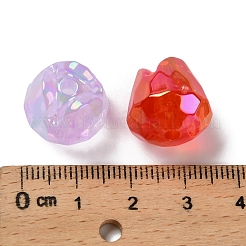 Акриловые бусины с имитацией желе с уф-покрытием OACR-D316-18