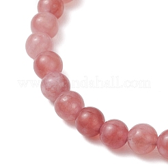 Stretcharmbänder aus natürlichen Quarzperlen für Damen und Herren&nbsp;BJEW-JB12965-02