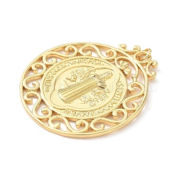 Латунные большие кулоны&nbsp;KK-L239-021G