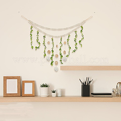 Декор для настенного декора из искусственного эвкалипта&nbsp;AJEW-WH20067-035A