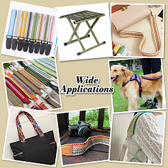 10 ярд полиэстеровой жаккардовой ленты&nbsp;OCOR-WH0101-187B