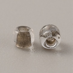 100 г светящиеся прозрачные стеклянные бусины&nbsp;GLAA-WH0039-06P