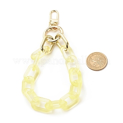 Прозрачные акриловые ремешки с цепочкой на запястье&nbsp;HJEW-JM00665-01