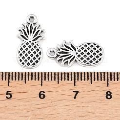 合金のチベット風チャーム  パイナップルチャーム  アンティークシルバー  17.5x9x1mm  穴：1.2mm&nbsp;LS-PALLOY-A024-06AS