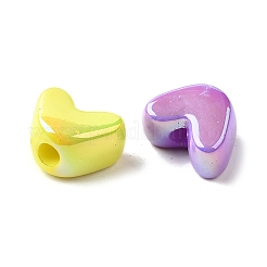 Непрозрачные акриловые бусины с УФ-покрытием MACR-F083-12