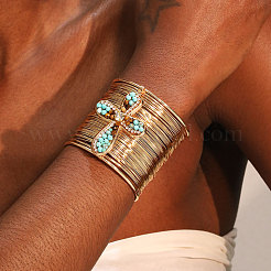 Браслеты-манжеты из сплава&nbsp;FS-WGA88C7-01