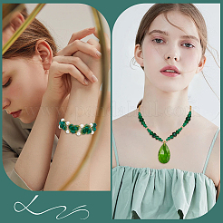 Glasperlen & Anhänger & Glieder Verbindungsstücke Zubehör-Sets&nbsp;GLAA-SC0002-90