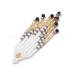 Подвески-кисточки из стеклянного бисера&nbsp;PALLOY-MZ00655-02