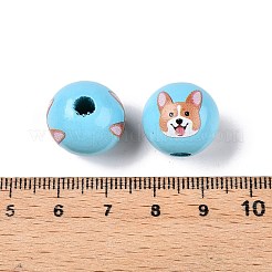 Bois perles européennes&nbsp;WOOD-G021-01H