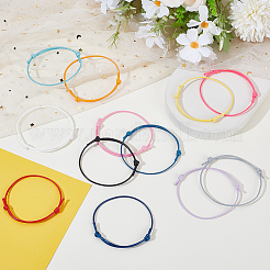 120 шт. 12 цвета корейский вощеный полиэфирный шнур изготовление браслета&nbsp;AJEW-ME0001-05