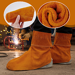 1 пара сапог для сварки из коровьей кожи&nbsp;AJEW-PH0007-22