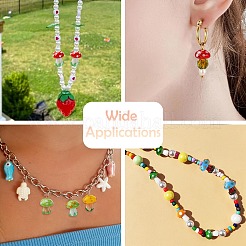 10шт 10 цвета бусины лэмпворк ручной работы&nbsp;LAMP-CJ0002-81