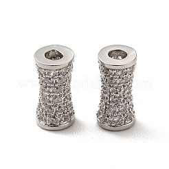Cremagliera placcatura micro ottone spianare perline zirconi&nbsp;KK-C010-10