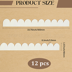 Autocollant en bois pour panneau de chambre de bébé&nbsp;AJEW-GF0013-87