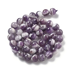 Природный аметист нитей бисера X-G-M445-8MM-01E