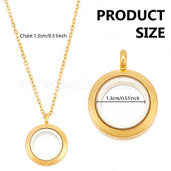 Набор для самостоятельного изготовления ожерелья с плавающими подвесками DIY-DR0001-19