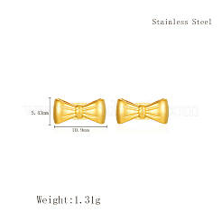 Стильные серьги-гвоздики в форме бабочек из нержавеющей стали 304&nbsp;JV8585