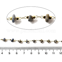 Цепочки из бисера ручной работы из натурального лазурита CHC-F020-10G-07