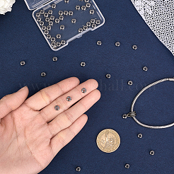 60 шт. бусины из нержавеющей стали марки 304&nbsp;STAS-HY0001-63