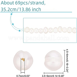 1 нить натурального культивированного пресноводного жемчуга класса А PEAR-NB0001-08