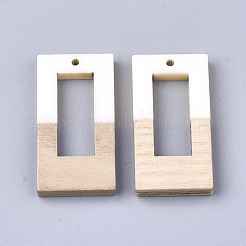 Подвески из смолы и дерева&nbsp;RESI-S358-26H