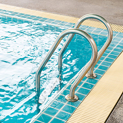 304ステンレススチール製丸型ガードレールカバーアクセサリー  ステンレス鋼色  102.5x18mm  内径：51mm&nbsp;FIND-WH0423-02P