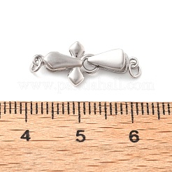 925 стерлинговый серебристый сгиб на застежках&nbsp;STER-S013-05P