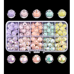 120шт 10 стиля прозрачные акриловые бусины&nbsp;TACR-PH0001-35