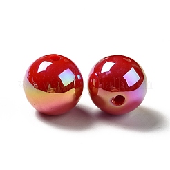 УФ-покрытие радужными переливающимися акриловыми бусинами PACR-D070-01J