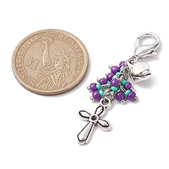 Украшения из стекла HJEW-MZ00040-03