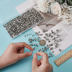 280 комплект двухцветных железных и латунных заклепок с двойной шляпкой KK-FG0001-19P