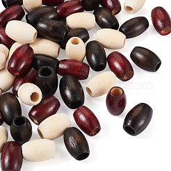 60шт 3 цвета деревянные бусины WOOD-CD0001-12