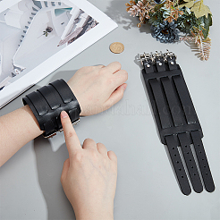 Панк-рок стиля кожаные браслеты BJEW-WH0816-013B