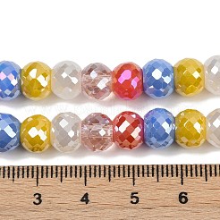 Стеклянные бусины с гальваническим покрытием &nbsp;EGLA-G039-01A-01