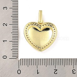 Подвеска из латуни с микропаве из кубического циркония&nbsp;X-KK-H456-03G