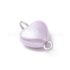 Подвески-сердечки из искусственного жемчуга и акрила PALLOY-JF03916-02