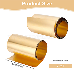 Латунный лист DIY-WH0033-43G-02