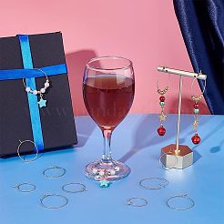 36 шт. 3 размера ионное покрытие (IP) 316 хирургическая нержавеющая сталь серьги-кольца фурнитура STAS-UN0039-40