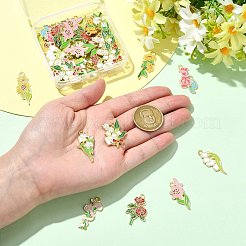 45шт 9 стиля подвески из сплава с эмалью&nbsp;ENAM-CJ0007-24