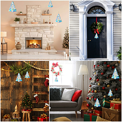 3 шт. 3 стиля пластиковых подвесных украшений для елки&nbsp;DIY-GF0011-69