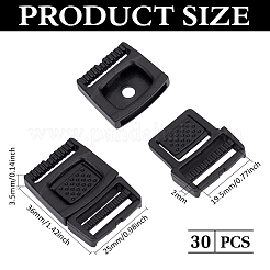 30 шт. пластиковые пряжки&nbsp;DIY-BC0013-83