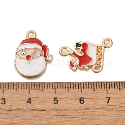 Новогодняя тема сплава эмали подвески FIND-M039-01I